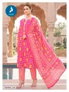 Yashika Vol 2 By Kaya Vertican Cotton Kurti With Bottom Dupatta 